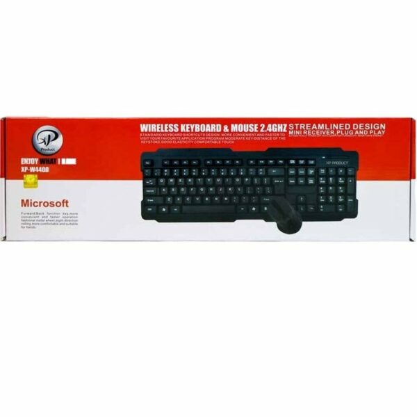 کیبورد و موس بی سیم مدل ایکس پی XP-4400 WIRELESS - Image 2