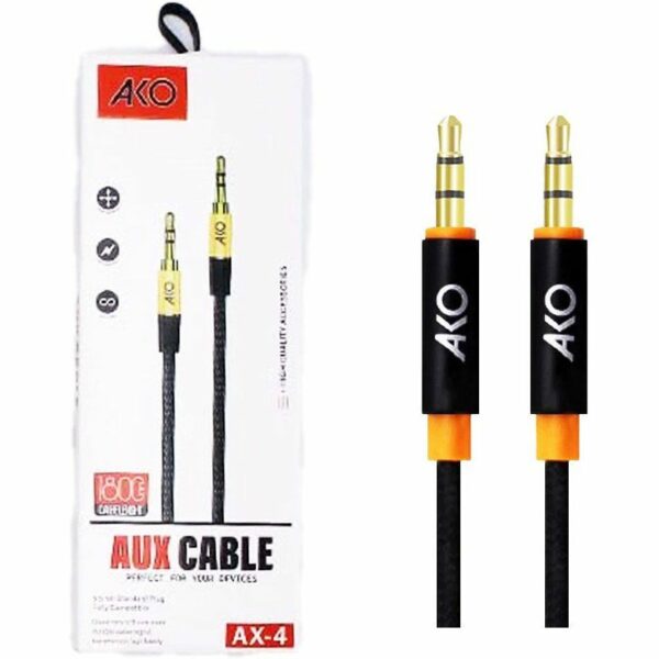 کابل AUX آکو مدل AX-4 با طول 1.8 متر ا AKO AX-4 AUX Cable 180cm