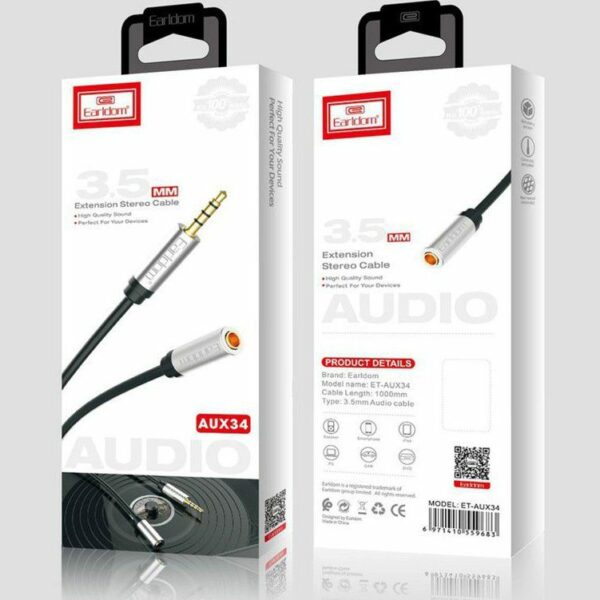 کابل Earldom ET-AUX 34 طول 1 متر  ا Earldom ET-AUX 34 1m  AUX Cable - Image 6