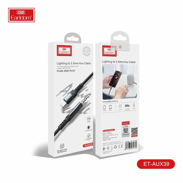 کابل AUX ارلدام مدل ET-AUX 39 طول 1 متر